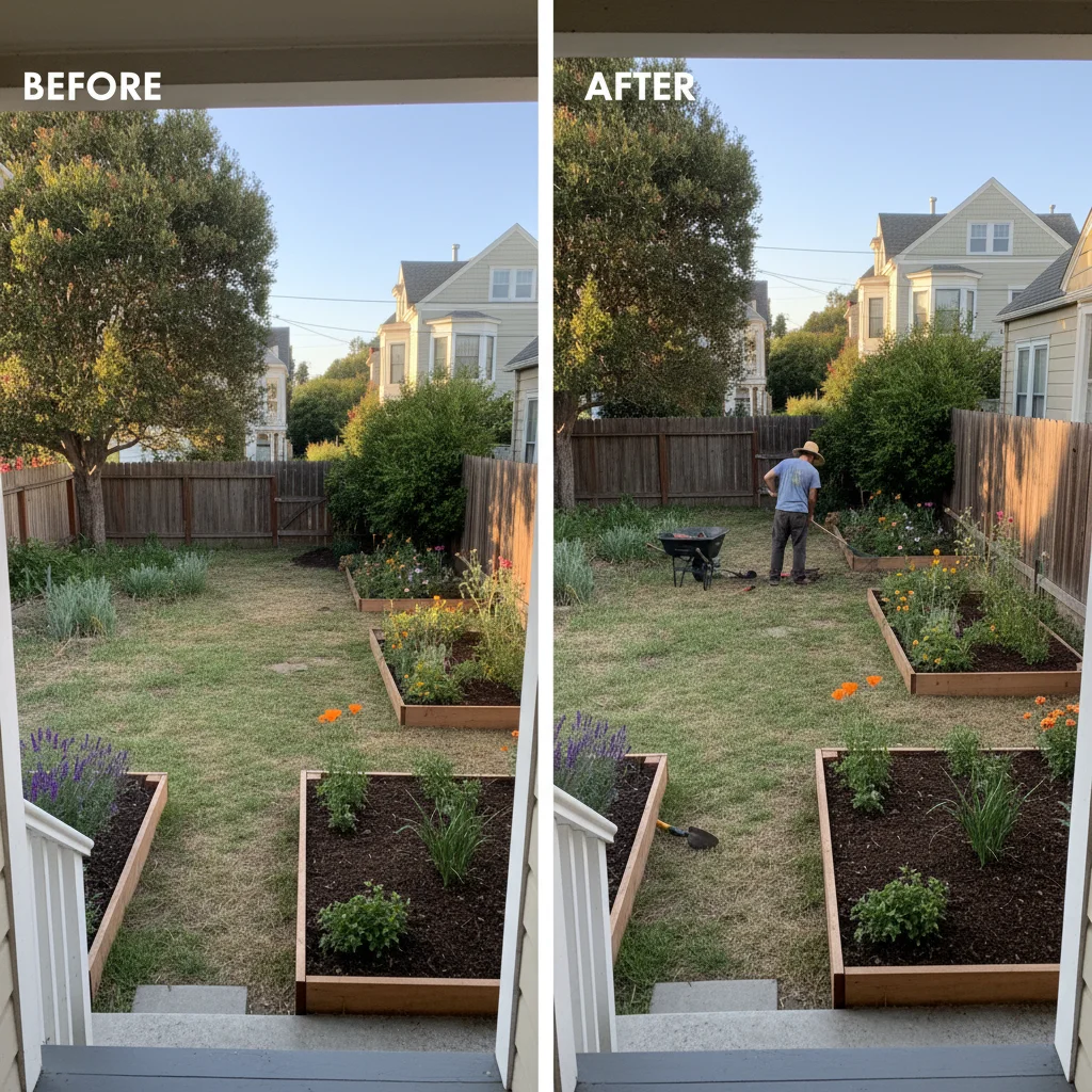 Landscape transformation project in San Francisco